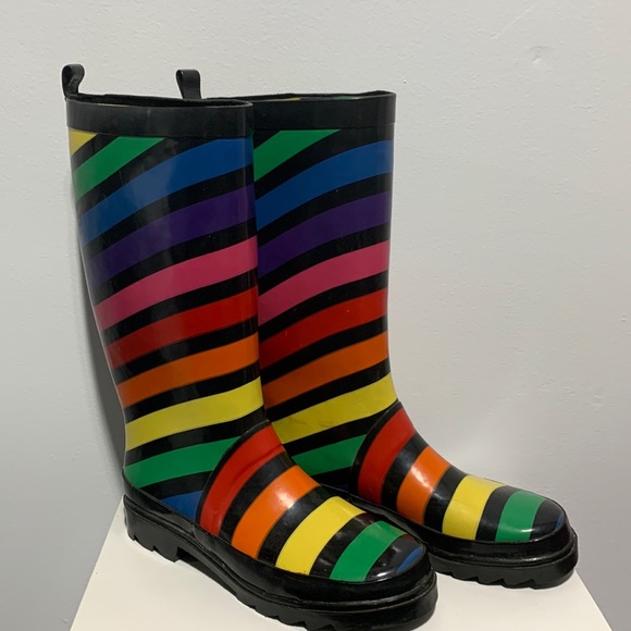 Esprit vintage Rainbow Wellies Rain-boots - Picture 1 of 7